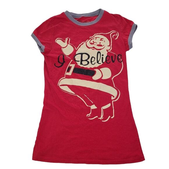 Girls Frozen Pajama set and Santa Snowflake Nightgown Bundle Size S 6 6X - Picture 2 of 12